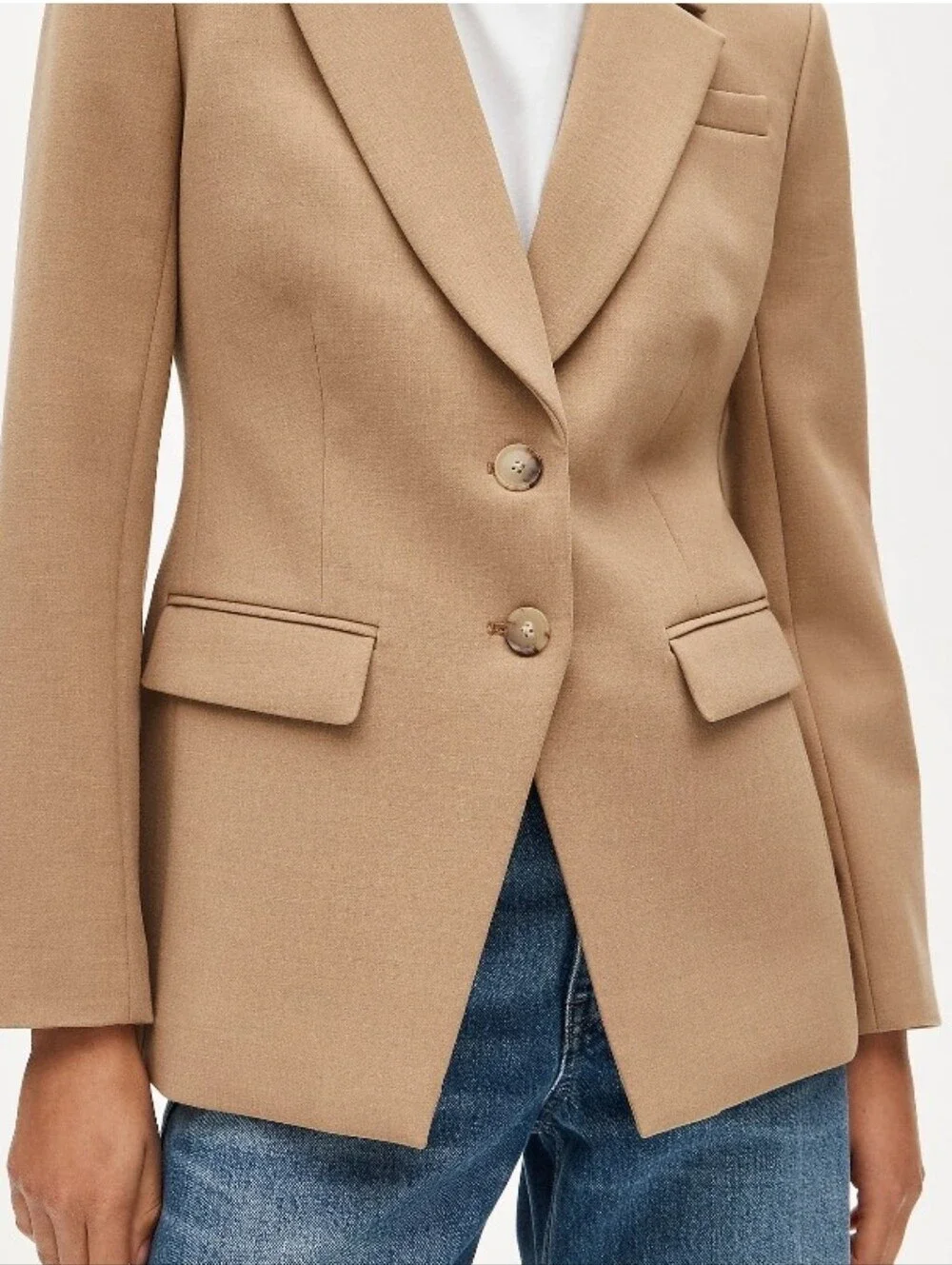 J. Crew Madelyn Blazer in 4 Season Stretch- Heather Burnished Saddle
